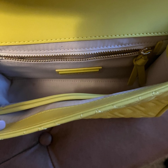 Tory Burch Yellow Orchid Fleming Matte Small Convertible Crossbody Shoulder Bag - Picture 8 of 11